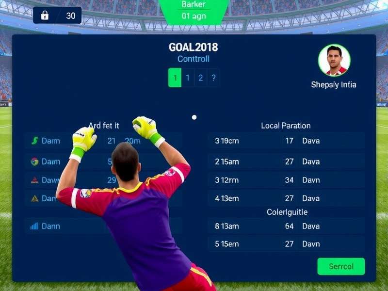 FIFA Goalkeeping Gurus IN control interface